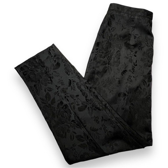Josephine Chaus Pants - Josephine Chaus Women’s Floral Side Zip Dress Pants Black Size 10